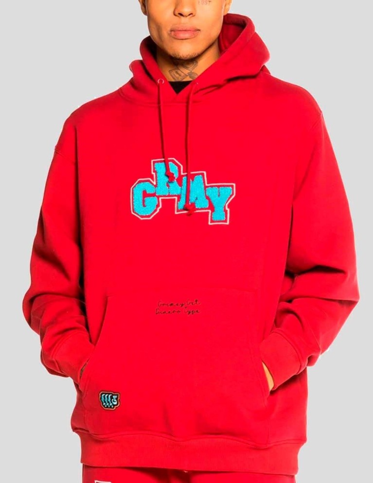 Sudadeira GRIMEY singgang juntion hoodie rede